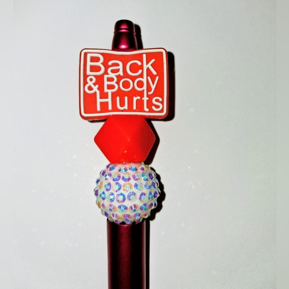 ❤️ BACK AND BODY HURTS - CHARM PEN